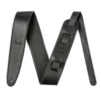 Artisan Leather Strap Black 2.5"