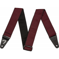 Houndstooth Red Strap