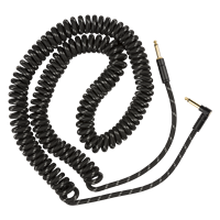 Deluxe Coil Cable 30" Black Tweed