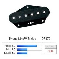 Twang King Bridge Svart DP173BK