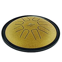 Small Steel Tongue Drum C-Minor Gold