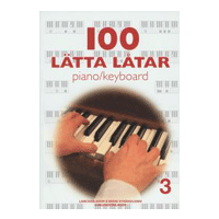 100 Lätta låtar piano/keyboard nr 3