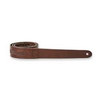 Slim Leather Strap Chocolate Brown 1.5"