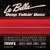 La Bella 760FL Deep Talkin' Bass  Flats - Light 43-104